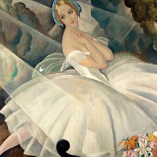 Схема вышивки «Балерина»