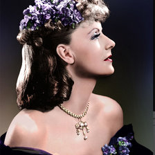 Схема вышивки «Грета Гарбо»