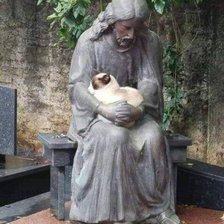 Схема вышивки «Христос и праведник»