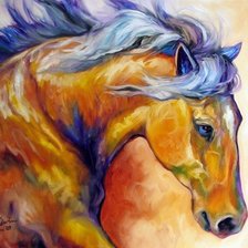 Схема вышивки «просто конь»