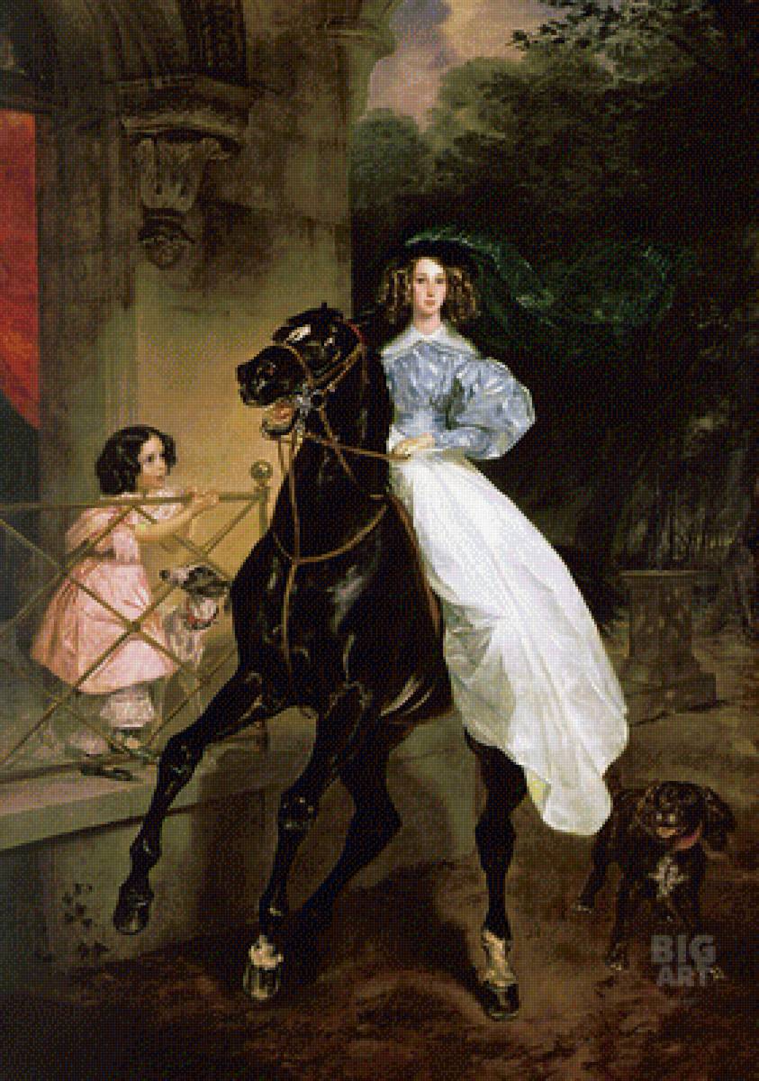 всадница К Брюлов - предпросмотр