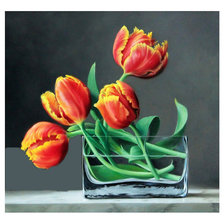 Схема вышивки «Тюльпаны»