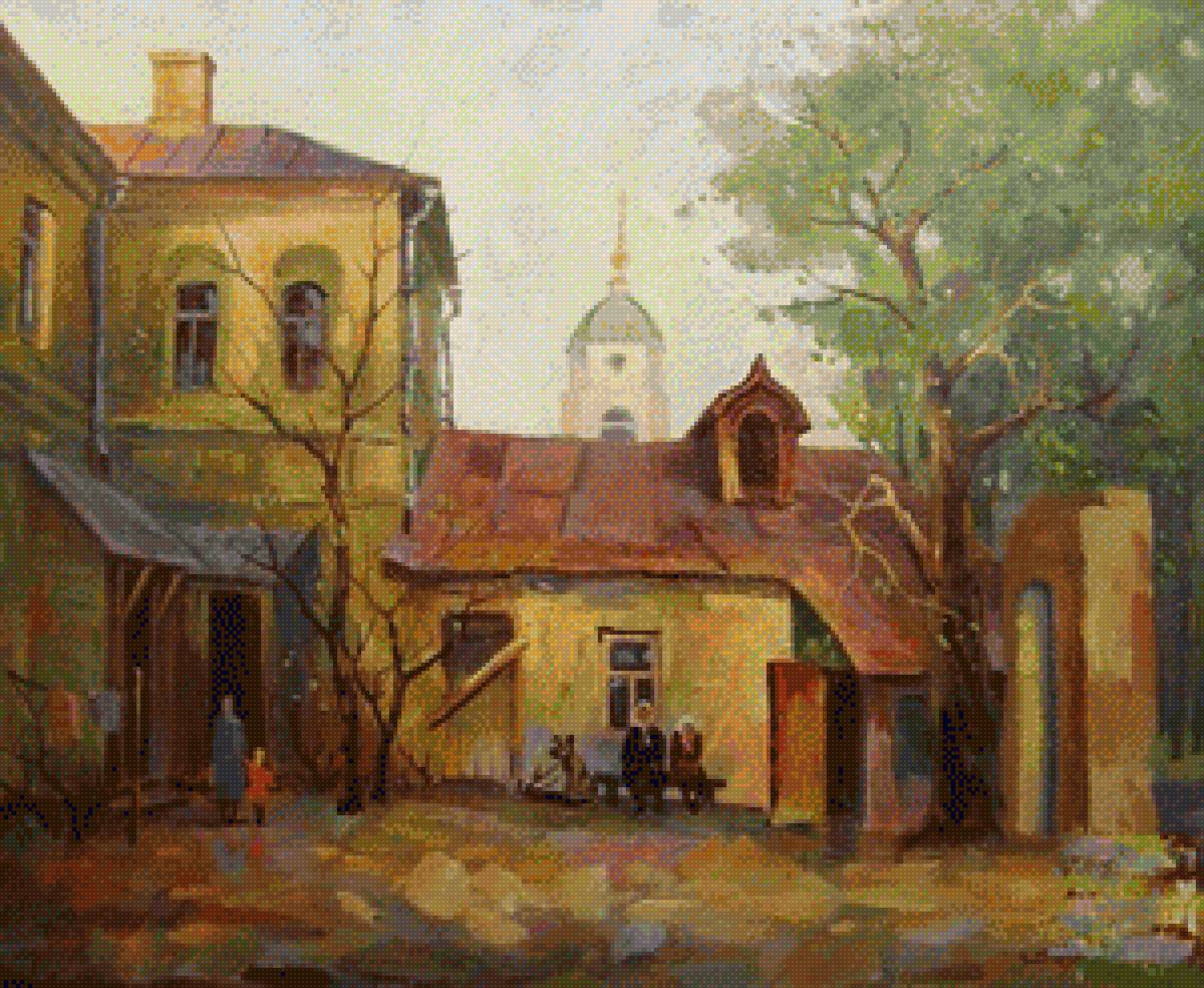 Коренные москвички - старый двор, район москвы, таганка - предпросмотр