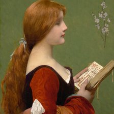 Схема вышивки «Jules Joseph Lefebvre. Жанна Ла Русс»