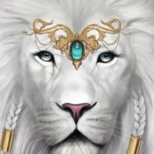 Схема вышивки «Лев»