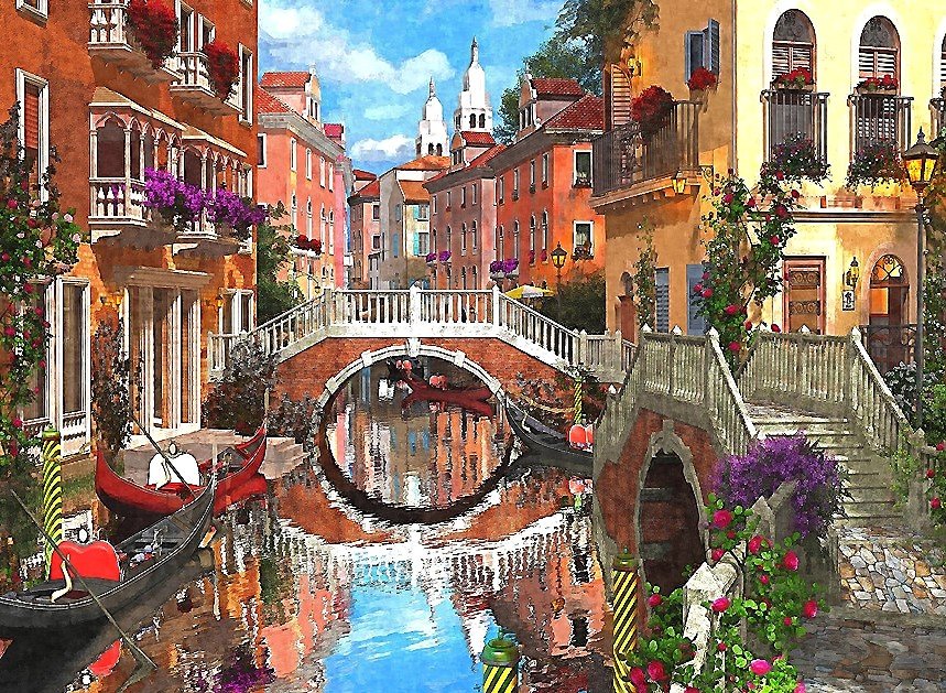 Каналы Венеции - оригинал