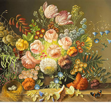 Схема вышивки «Букет»