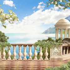 Схема вышивки «набережная»