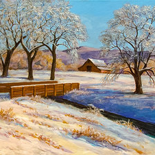 Схема вышивки «Thaw.»