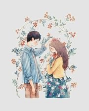 Схема вышивки «Пара»