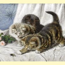 Схема вышивки «Серия "Коты".»