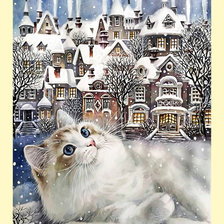 Схема вышивки «Серия "Коты".»