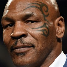 Схема вышивки «Майк Тайсон»