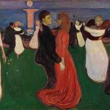 Схема вышивки «edvard munch dance of life»