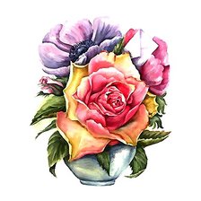 Схема вышивки «акварель»