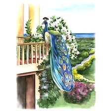 Схема вышивки «акварель»