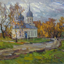 Схема вышивки «Осень в Долгорукове»