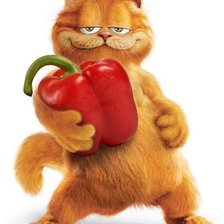 Схема вышивки «гарфилд»