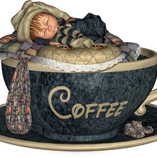 Схема вышивки «КОФЕ»