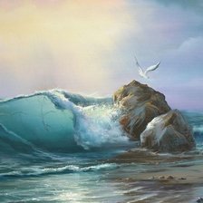 Схема вышивки «Шторм»