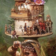 Схема вышивки «ОЛЕГ ТУРЧИН. ИНДИЯ»