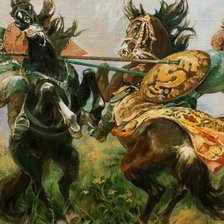 Схема вышивки «Hg»