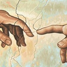 Схема вышивки «руки ренессанс»