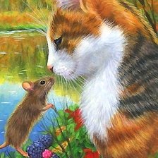 Схема вышивки «поцелуй»