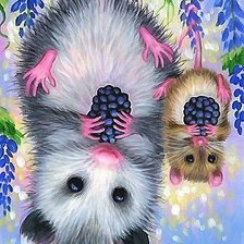 Схема вышивки «мышки»