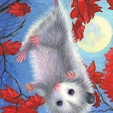 Схема вышивки «мышка»