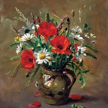 цветы в вазе