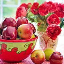 Схема вышивки «Яблочный спас»