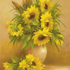 Схема вышивки «Солнечный букет Fasani»