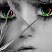 Схема вышивки «niña  triste»