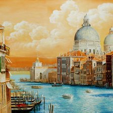 Схема вышивки «Венеция (Художник А. Ромм)»