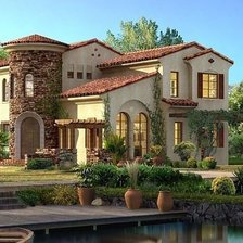 Схема вышивки «Дом, милый дом.»