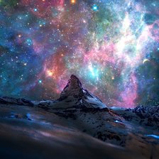 Схема вышивки «Космос»