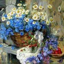 Схема вышивки «Букет»