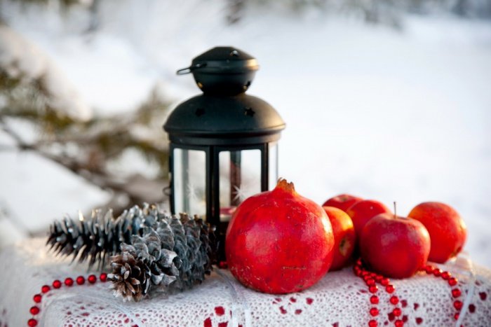 Новогодний натюрморт - оригинал