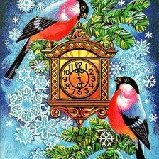 Схема вышивки «Скоро  скоро новый год»