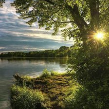 Схема вышивки «Закат»