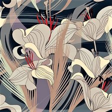 Схема вышивки «FLORES»