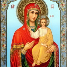 Схема вышивки «Одигитрия Смоленская (Путеводительница)»