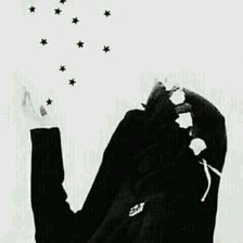 Схема вышивки «Мусульманка в никабе»