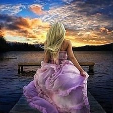 Схема вышивки «Убегающая в даль»