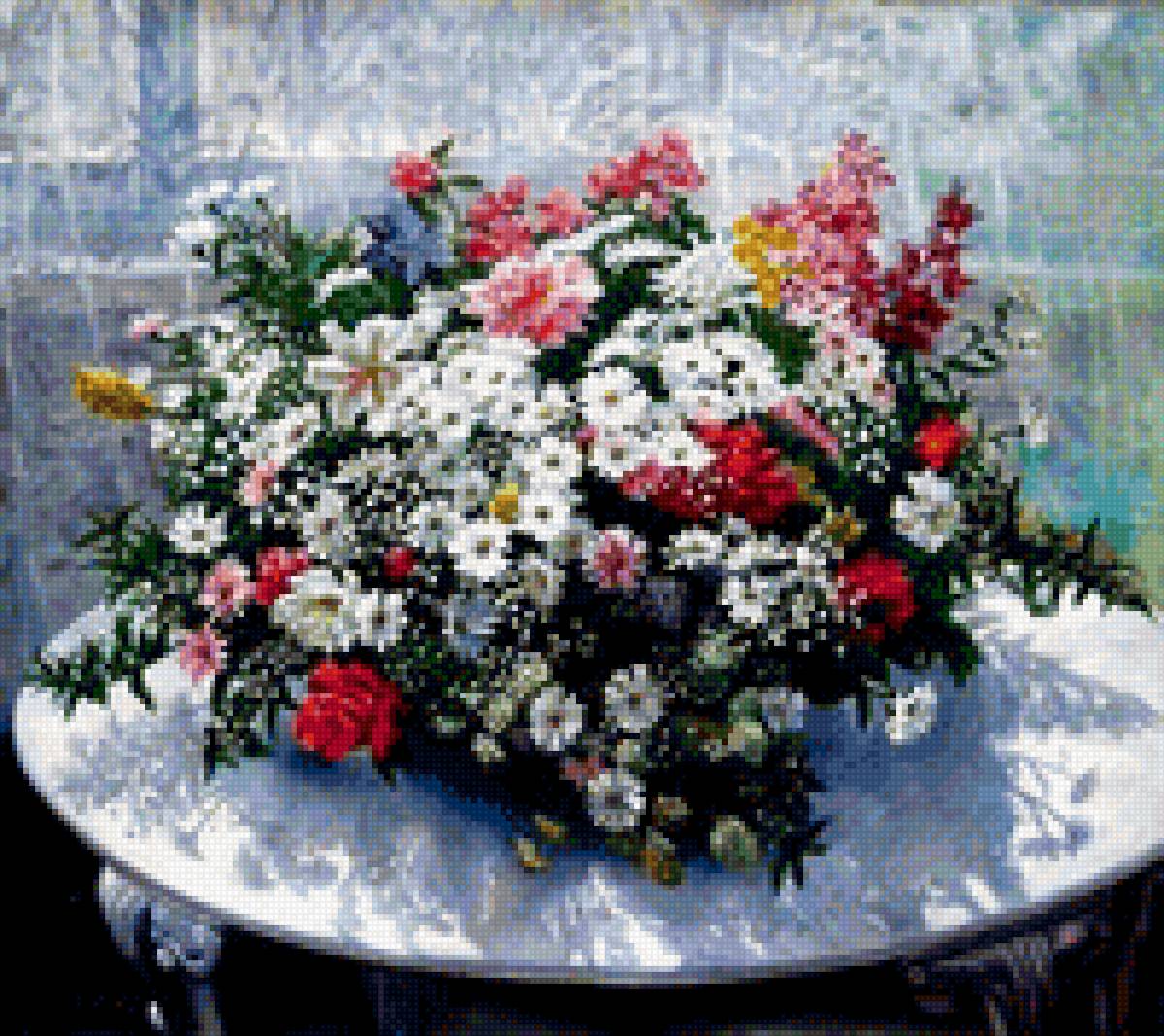 Летний день - лето, натюрморт, цветы - предпросмотр