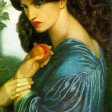 Схема вышивки «Данте Габриэль Россетти. Прозерпина»