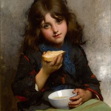 Схема вышивки «Léon Jean Basile Perrault. Послеполуденное чаепитие»