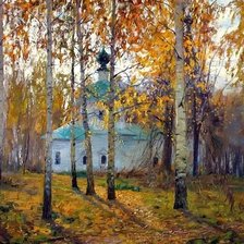 Схема вышивки «Где-то в России»