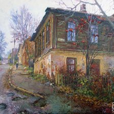 Схема вышивки «Дом в Саратове»